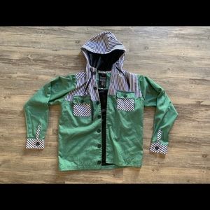 Jiberish | Hooded striped Jacket med